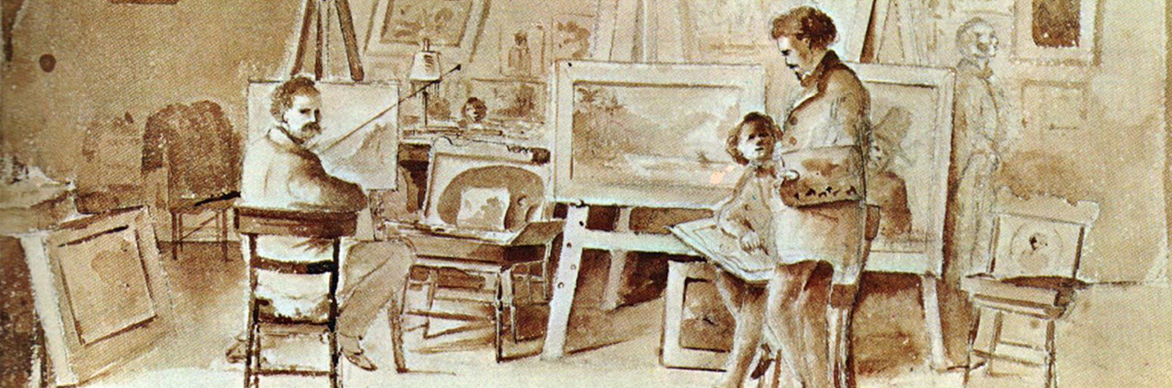 Fritz Melbye mit Camille Pissarro, Biographie Fritz Melbye